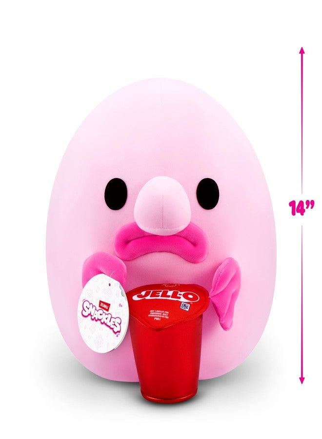 سناكيلس دمية سناكلز المرخصة من السلسلة 3، دمية قطيفة مقاس 14 بوصة (MAX) من إنتاج ZURU، دمية قطيفة مع ملحق مرخص من علامة سناكلز التجارية - Image 4